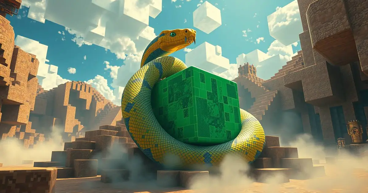 پایتون + ماینکرفت = یادگیری برنامه‌ نویسی با بازی